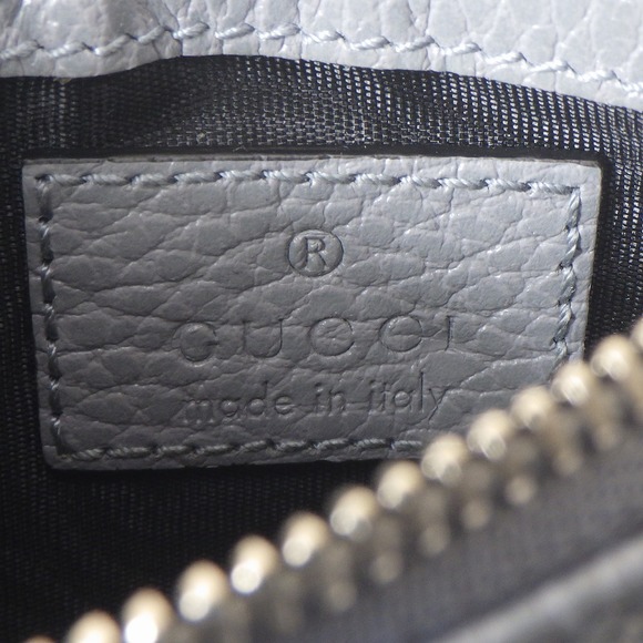 Gucci Double G Keychain Card Case Fragment Gray - Picture 10 of 12